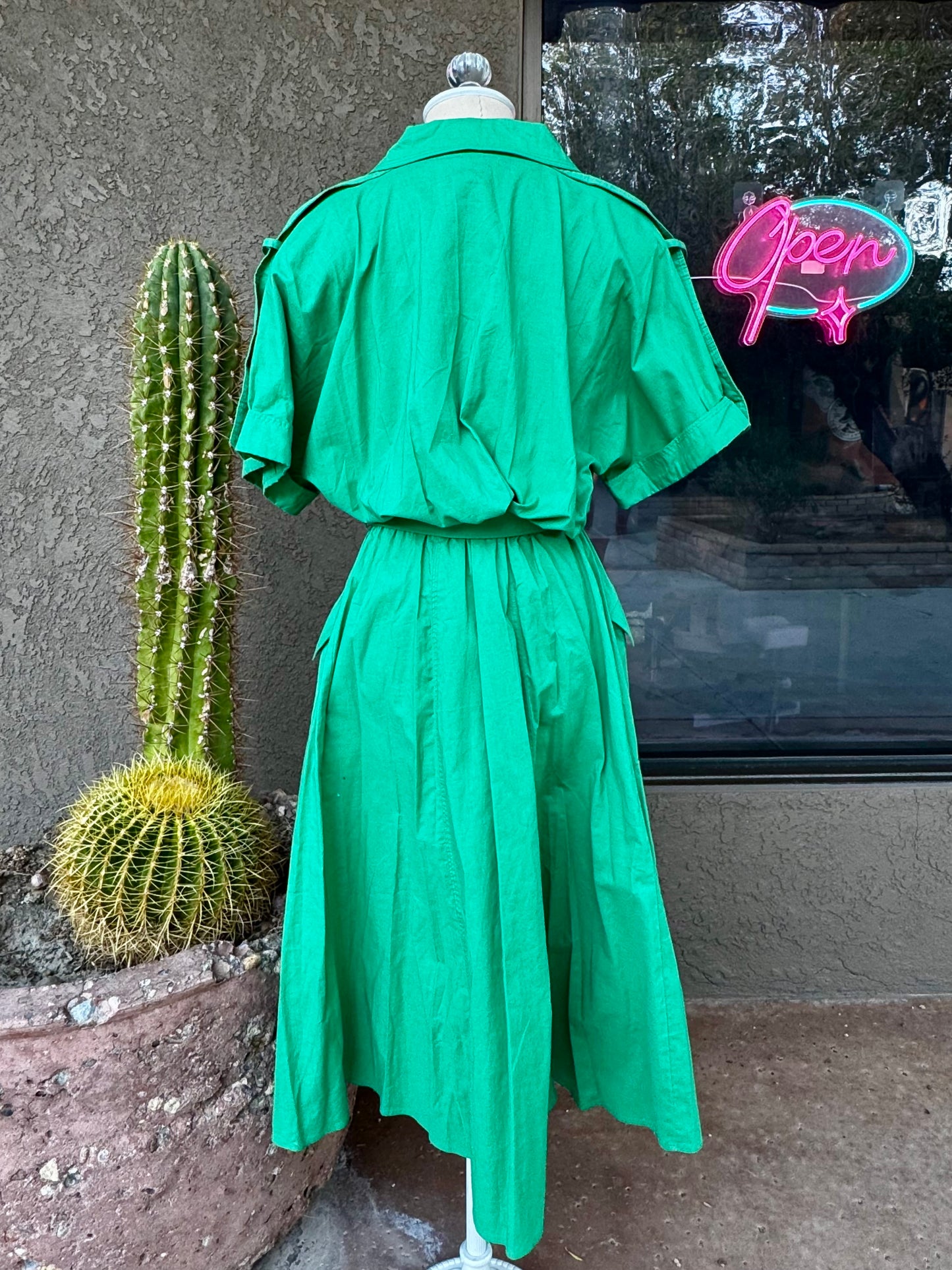 Jade Green Lady Darian Vintage Dress